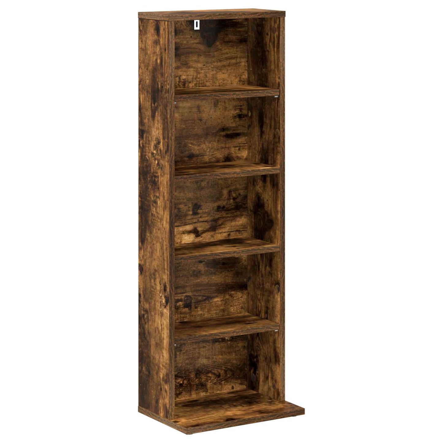 vidaXL CD Cabinet 2 pcs Smoked Oak 33 x 23.5 x 97.5 cm Engineered Wood 4