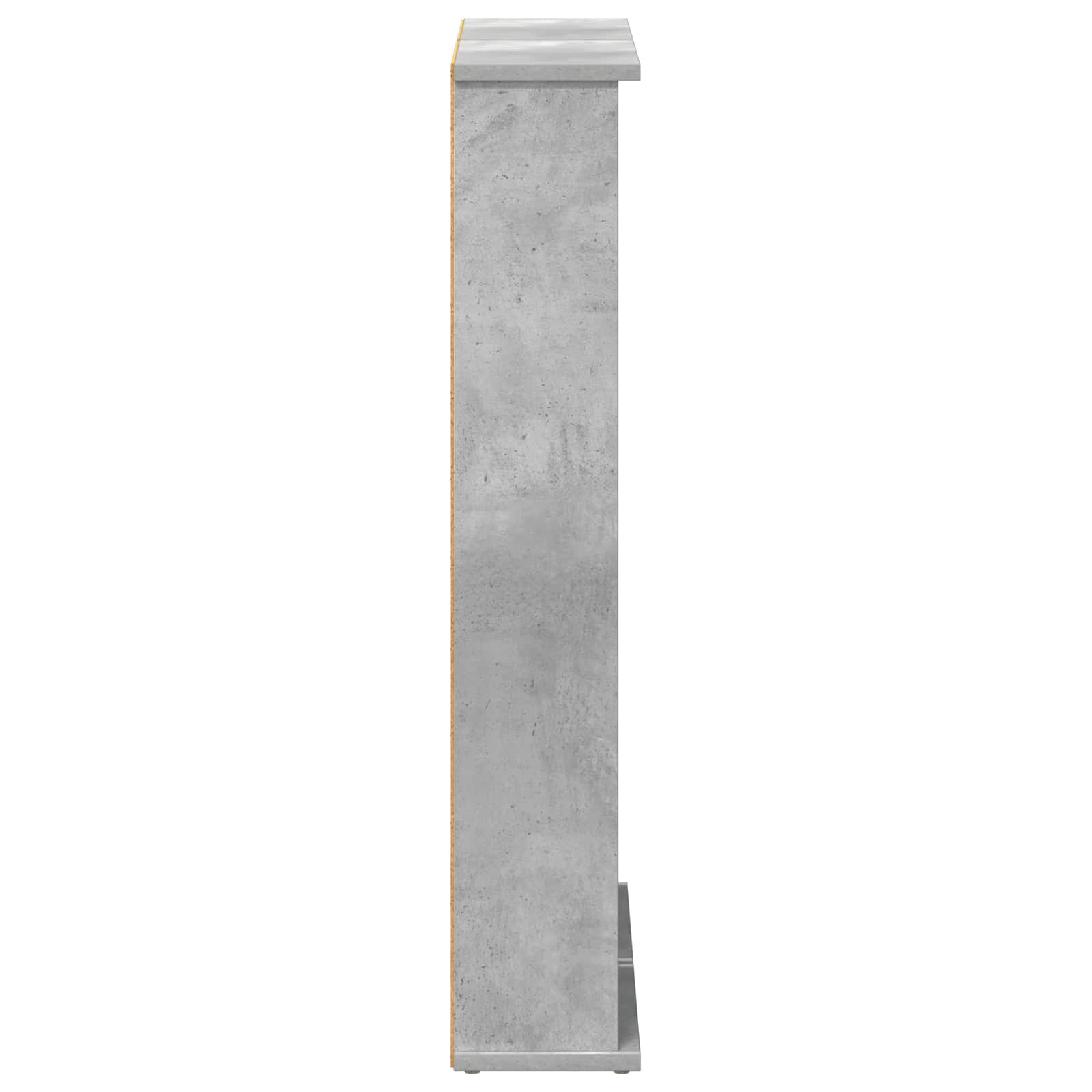 vidaXL CD Cabinet Concrete Grey 60 x 17 x 92 cm Engineered Wood 5