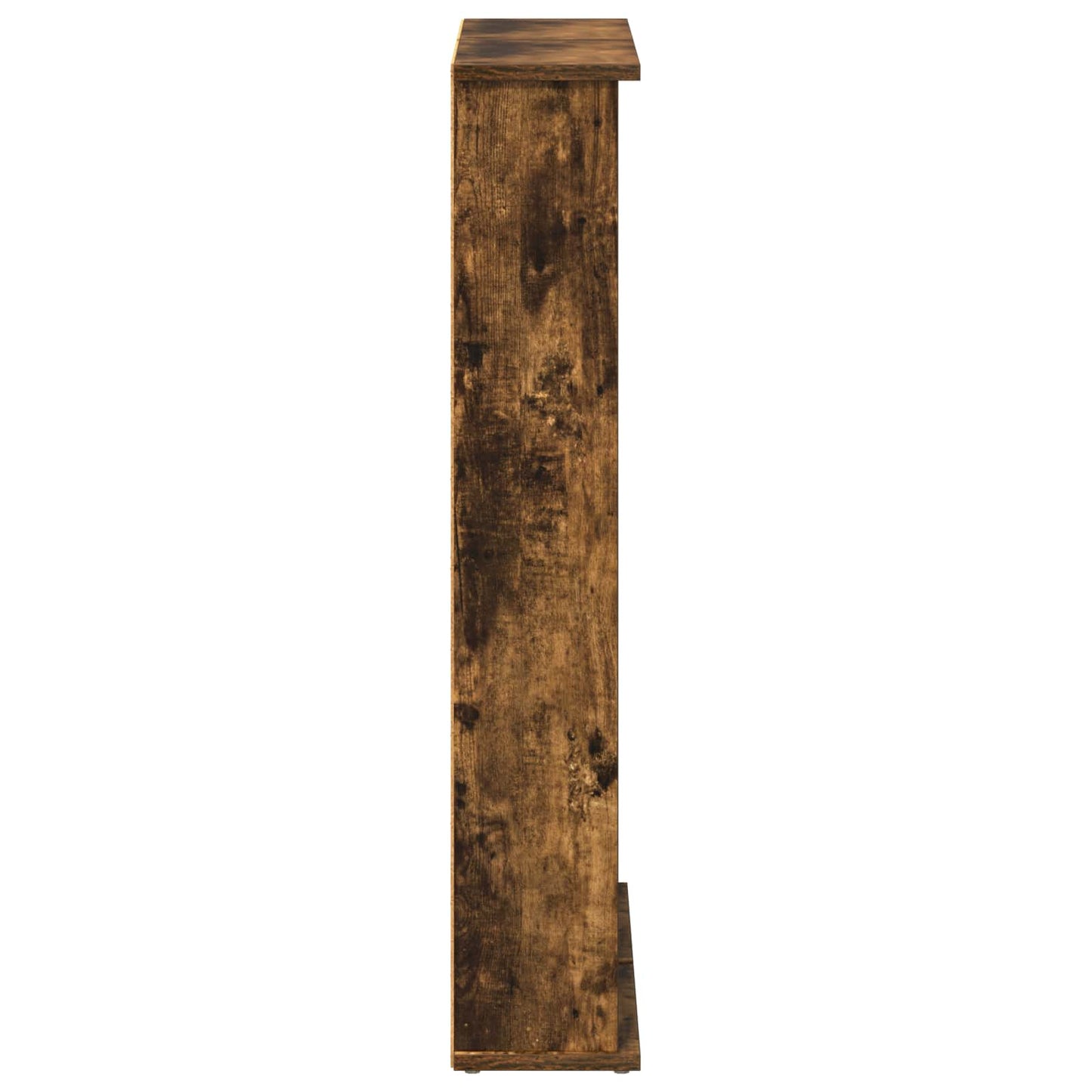 vidaXL CD Cabinet Smoked Oak 60 x 17 x 92 cm Engineered Wood 5
