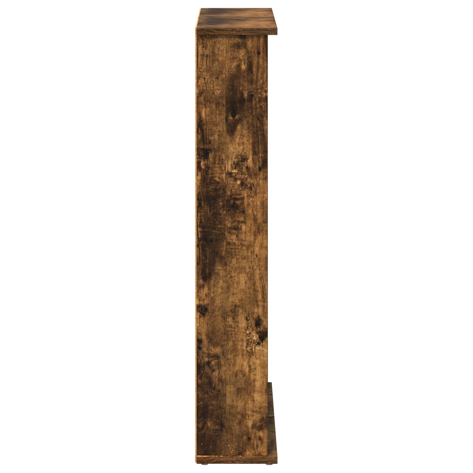 vidaXL CD Cabinet Smoked Oak 60 x 17 x 92 cm Engineered Wood 5