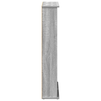 vidaXL CD Cabinet Grey Sonoma 60 x 17 x 92 cm Engineered Wood 5