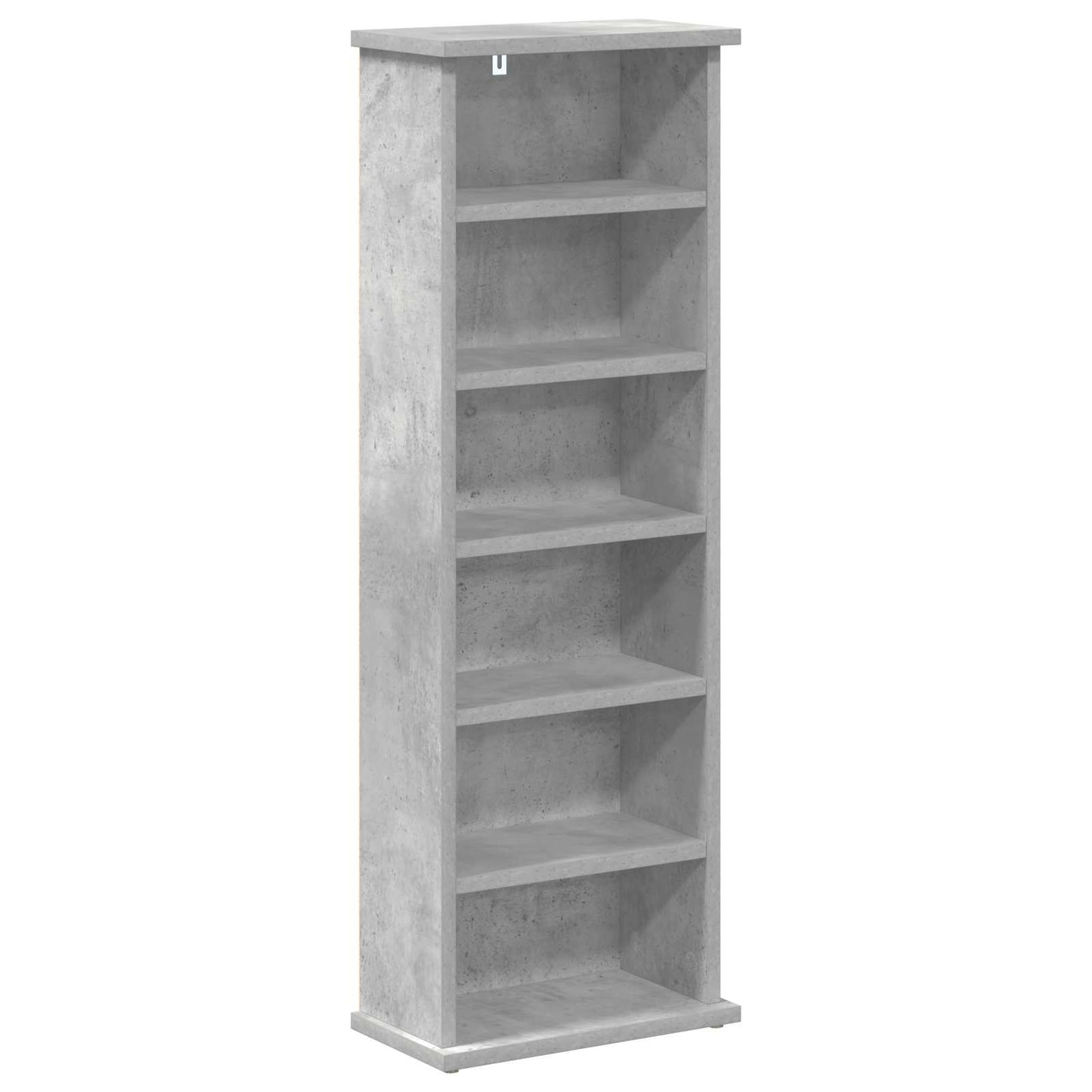 vidaXL CD Cabinet 2 pcs Concrete Grey 32 x 17 x 92 cm Engineered Wood 4