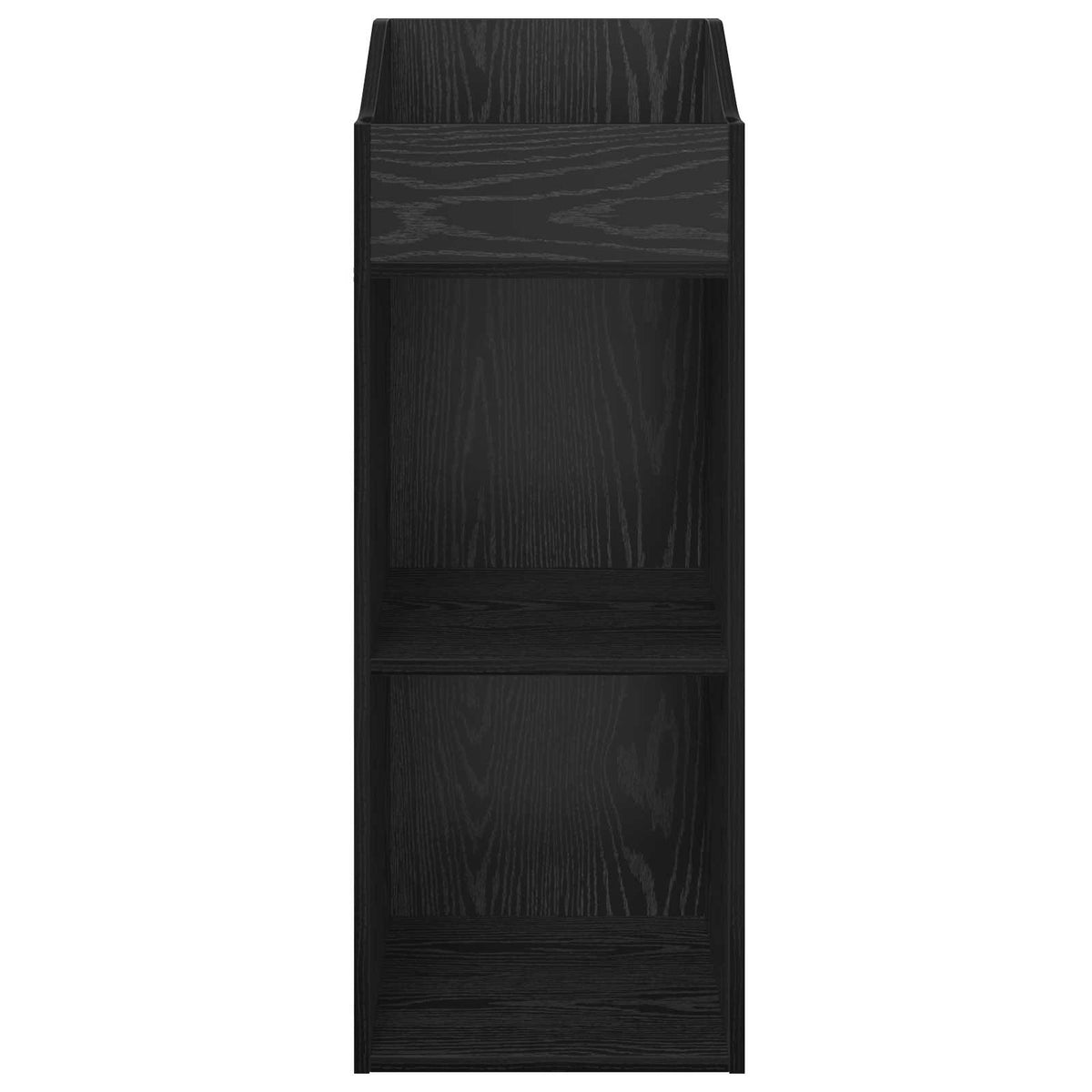 vidaXL Record Cabinet Black Oak 36 x 36 x 95.5 cm Engineered Wood 4