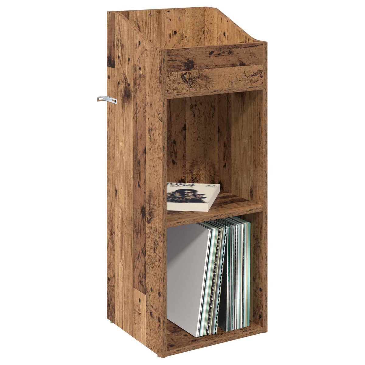 Record Cabinet 36 x 36 x 95.5 cm Engineered Wood Old wood