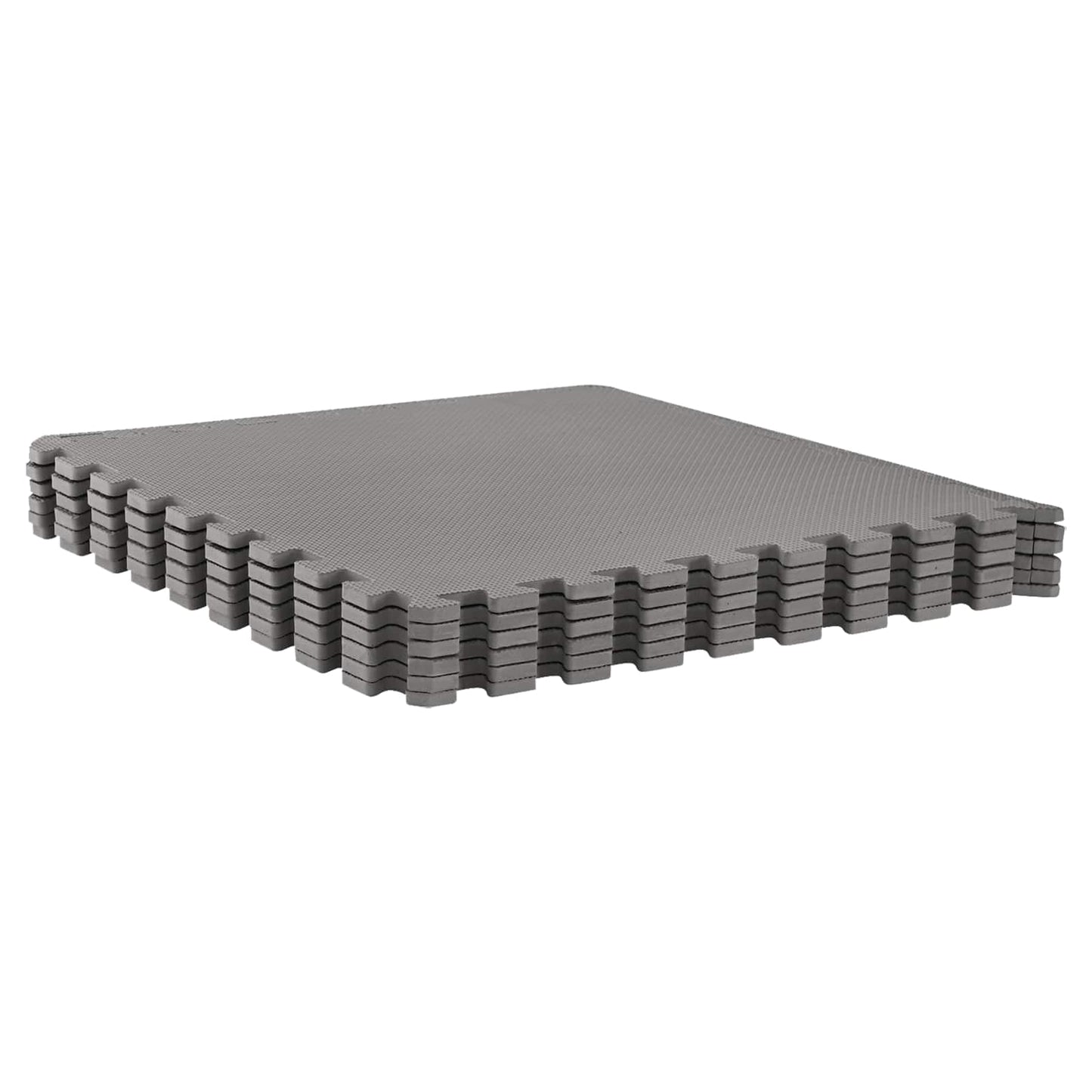 vidaXL Floor Mats 12 pcs Grey 4.32 m² EVA Foam 4