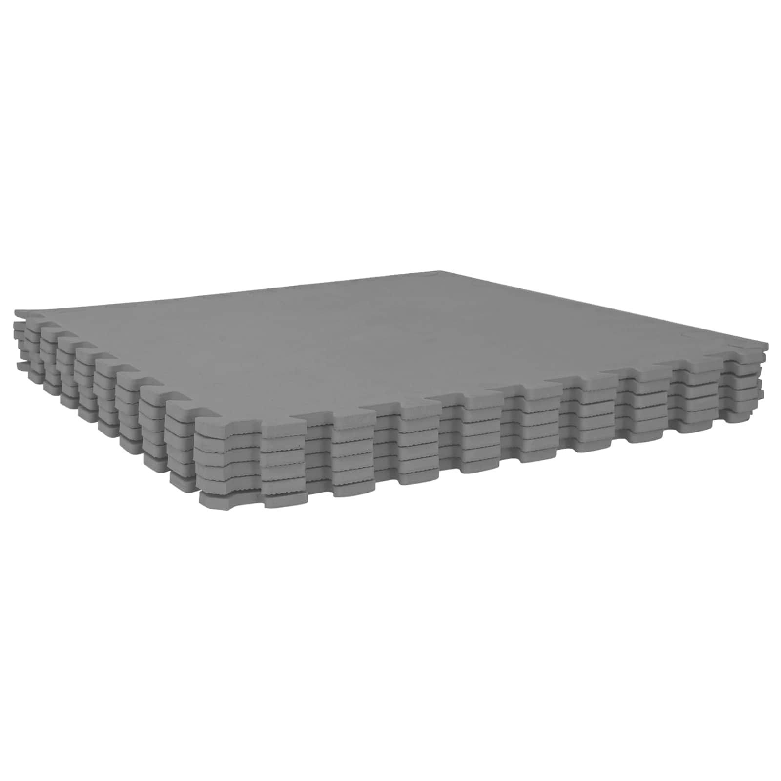 vidaXL Floor Mats 40 pcs Grey 14.4 m² EVA Foam 4