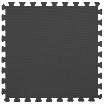 vidaXL Pool Ground Mat 16 pcs Ø 235 cm Round EVA Foam Black 5