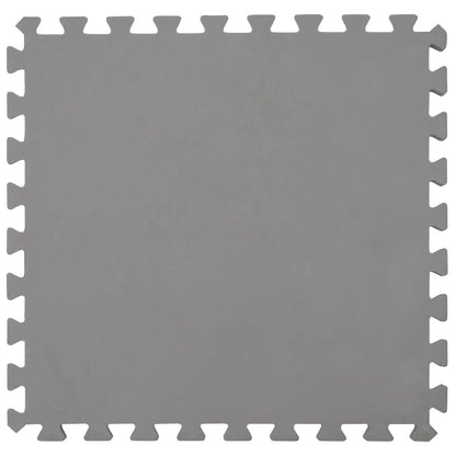 vidaXL Pool Ground Mat 16 pcs Ø 235 cm Round EVA Foam Grey 4