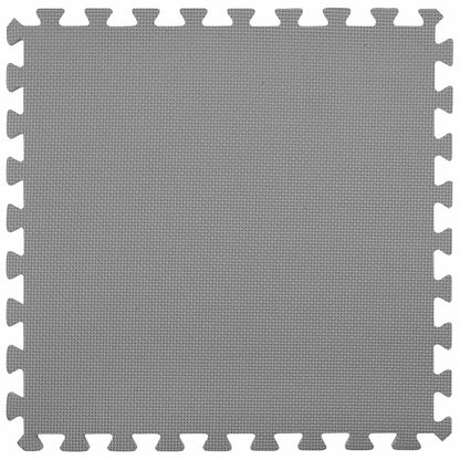 vidaXL Pool Ground Mat 16 pcs Ø 235 cm Round EVA Foam Grey 5