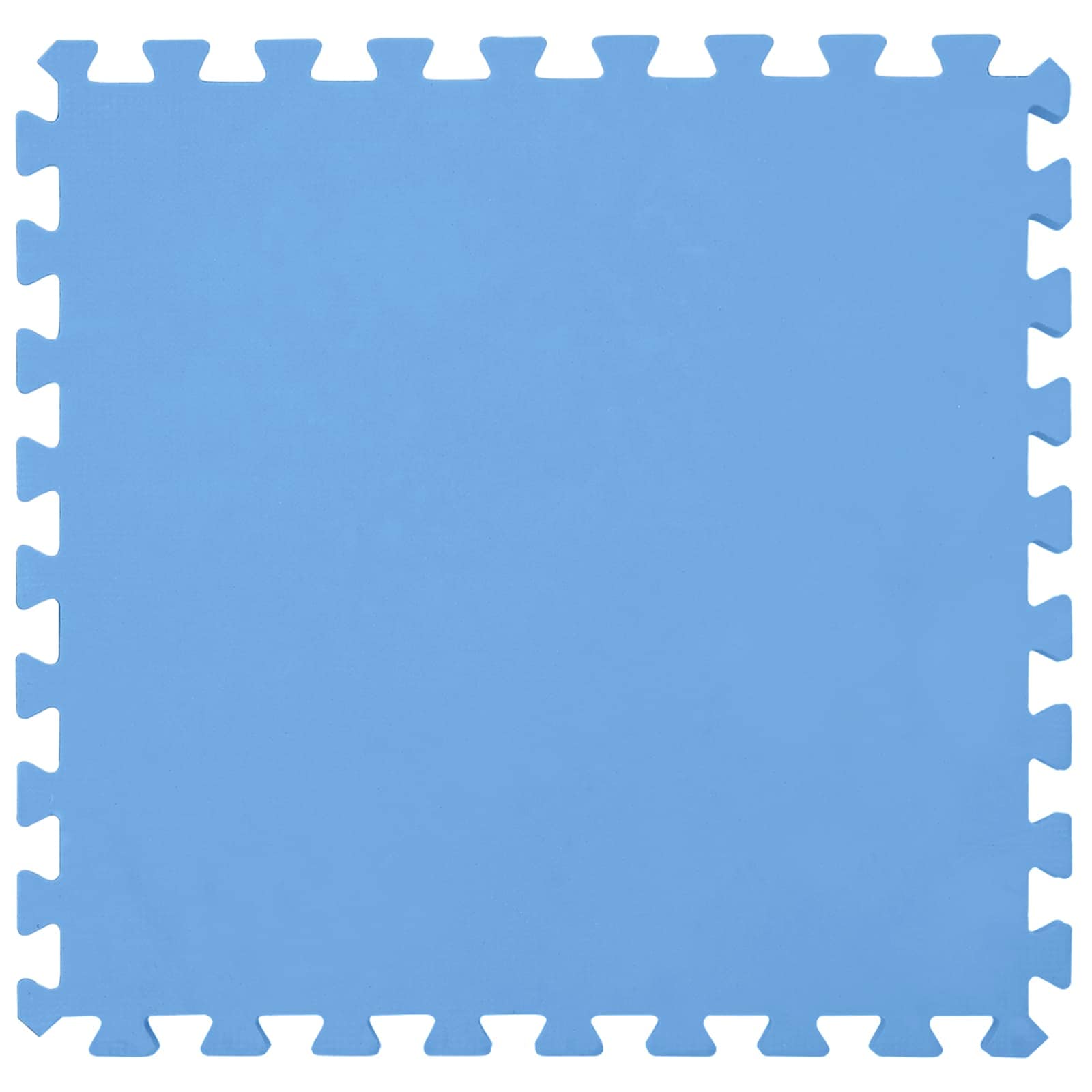 vidaXL Pool Ground Mat 16 pcs Ø 235 cm Round EVA Foam Blue 4