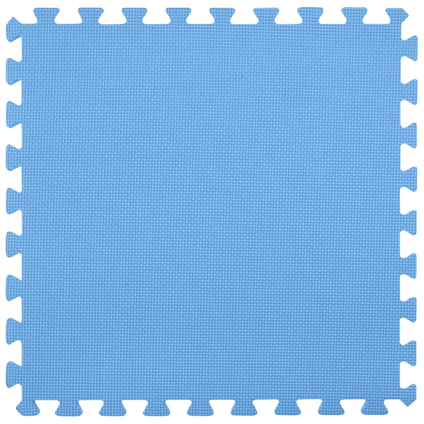 vidaXL Pool Ground Mat 16 pcs Ø 235 cm Round EVA Foam Blue 5