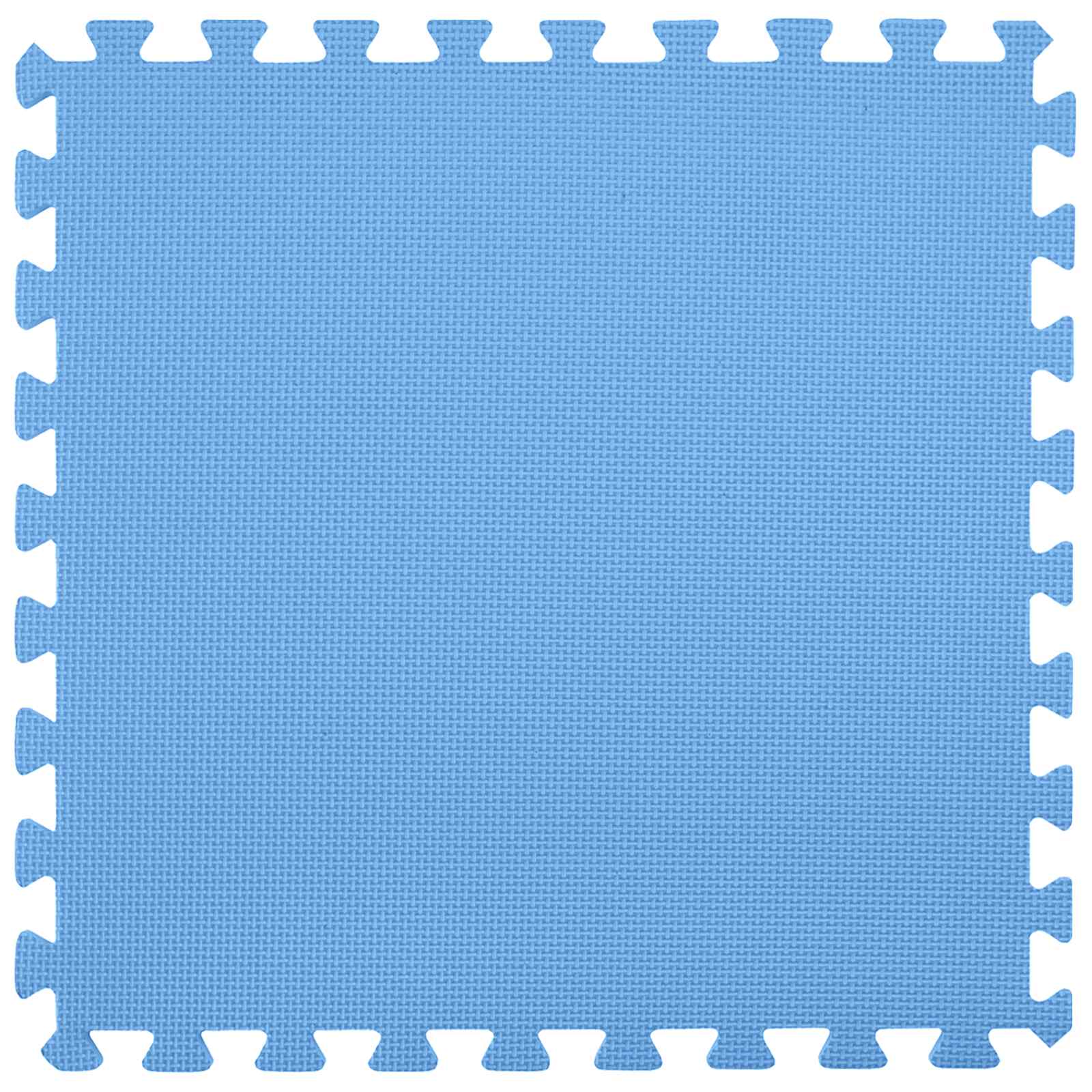 vidaXL Pool Ground Mat 16 pcs Ø 235 cm Round EVA Foam Blue 5