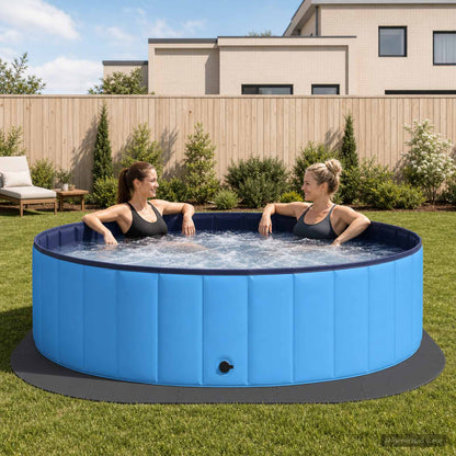 vidaXL Pool Ground Mat 16 pcs Round EVA Foam