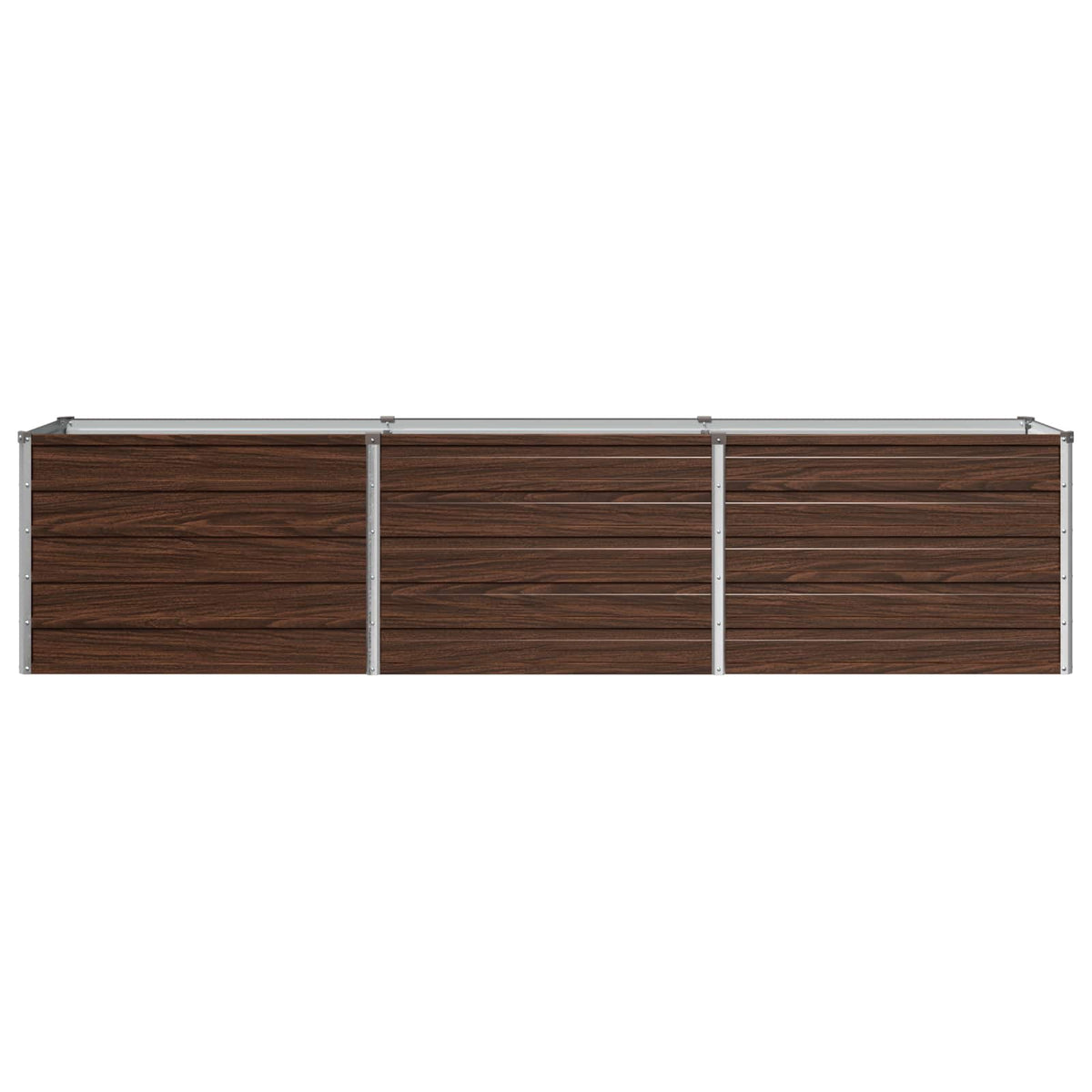 vidaXL Raised Garden Bed Black 240 x 40 x 55 cm cold-rolled steel 3