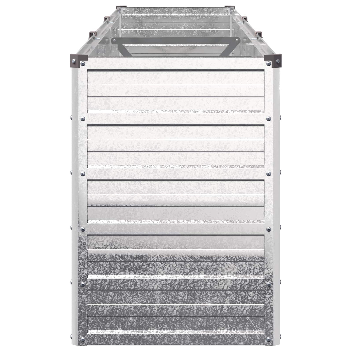vidaXL Raised Garden Bed Silver 240 x 40 x 55 cm galvanized 4