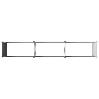 vidaXL Raised Garden Bed Ivory 240 x 40 x 55 cm cold-rolled steel 5