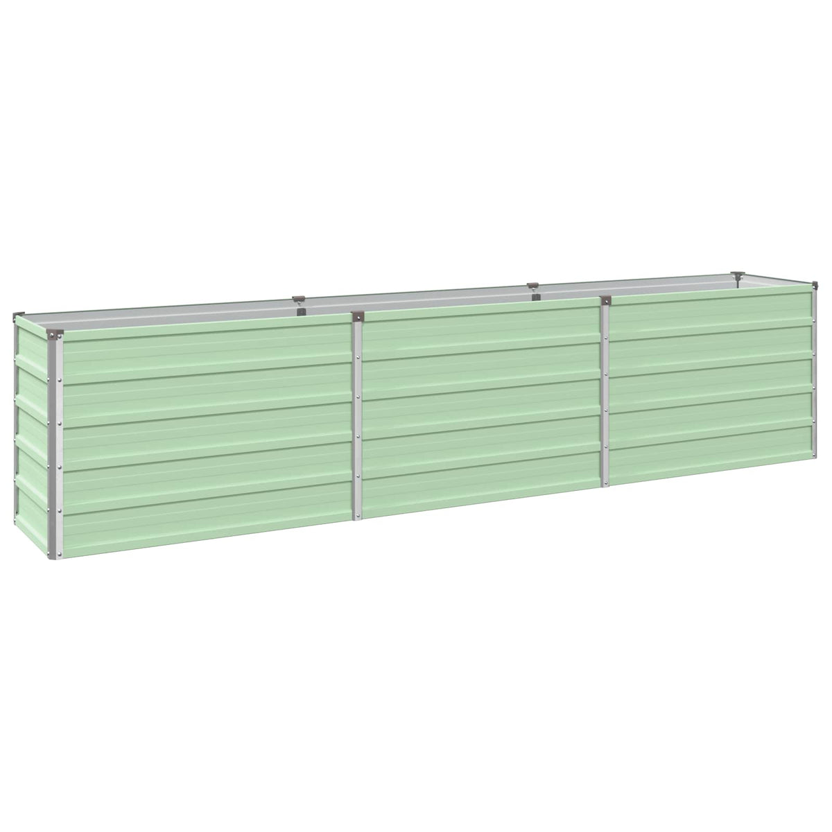 vidaXL Raised Garden Bed Pastel Green 240 x 40 x 55 cm 2