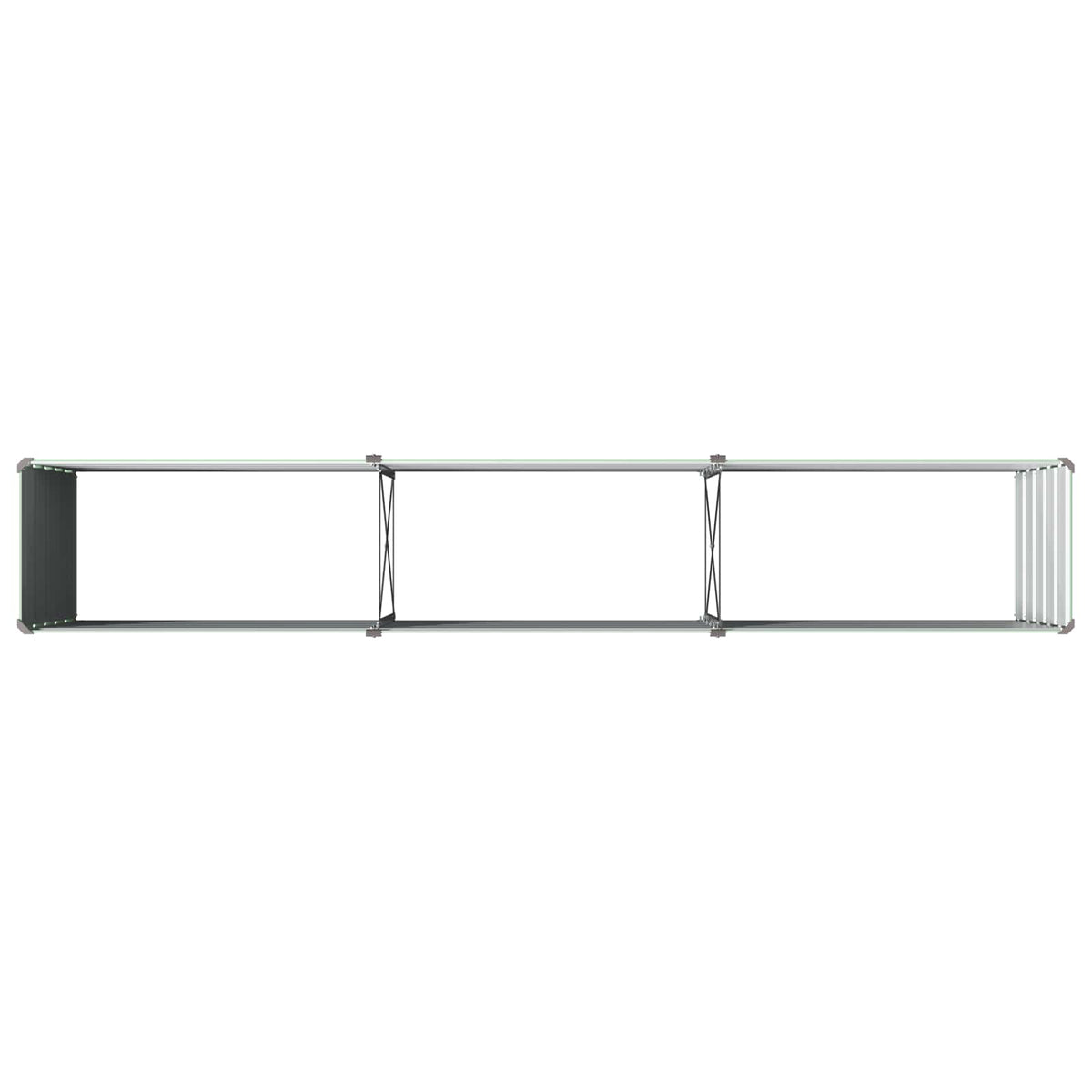 vidaXL Raised Garden Bed Pastel Green 240 x 40 x 55 cm 5
