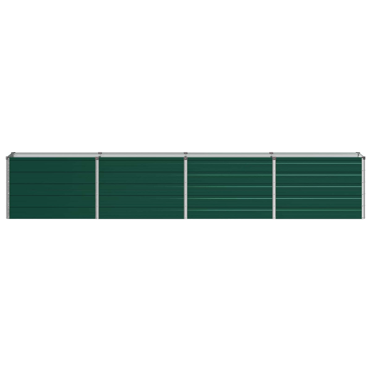 vidaXL Raised Garden Bed Green 321 x 40 x 55 cm Galvanised Steel 3