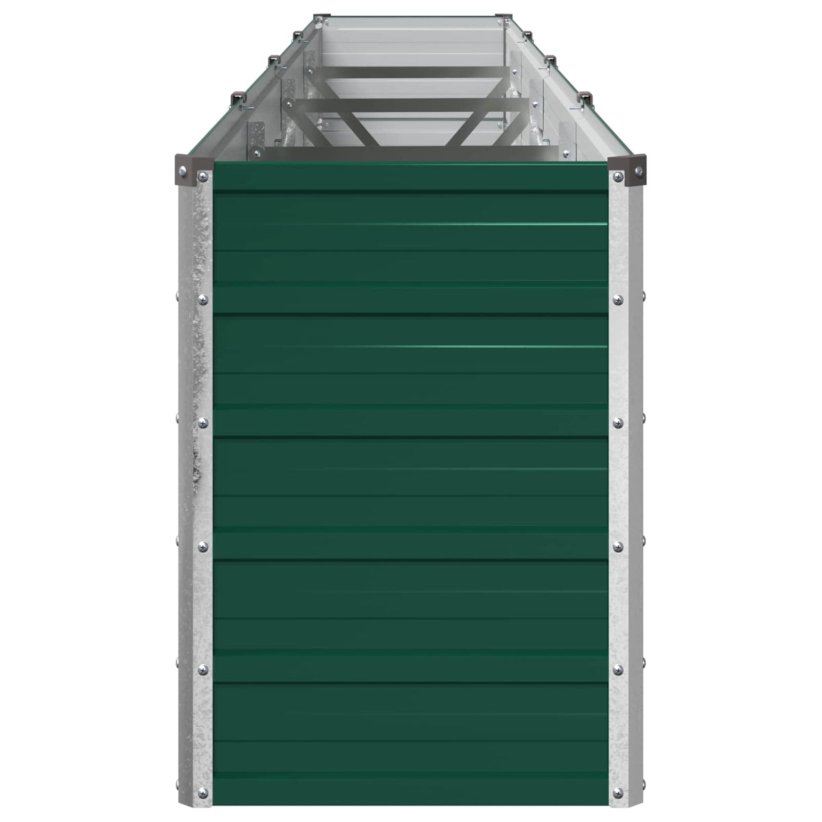 vidaXL Raised Garden Bed Green 321 x 40 x 55 cm Galvanised Steel 4