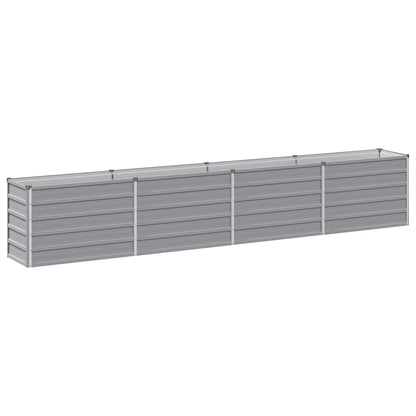 vidaXL Raised Garden Bed Grey 320 x 40 x 55 cm cold-rolled steel 2