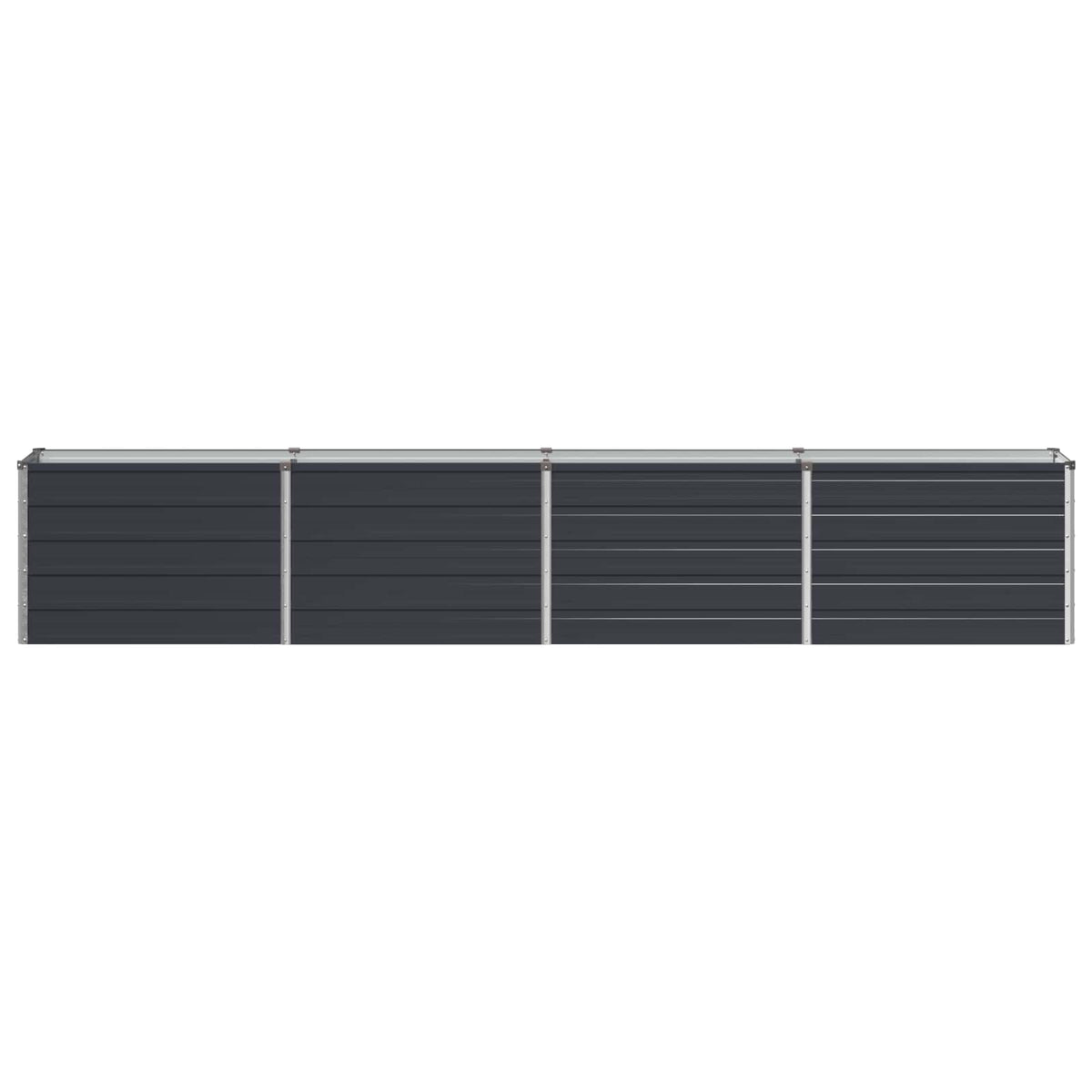 vidaXL Raised Garden Bed Anthracite 320 x 40 x 55 cm cold-rolled steel 3