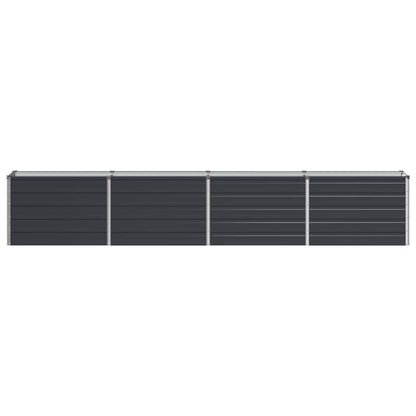 vidaXL Raised Garden Bed Anthracite 320 x 40 x 55 cm cold-rolled steel 3