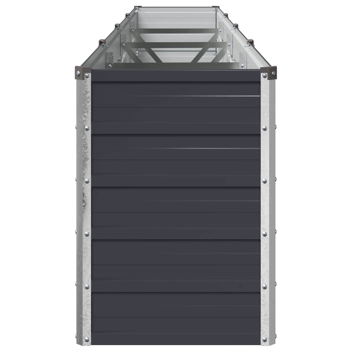 vidaXL Raised Garden Bed Anthracite 320 x 40 x 55 cm cold-rolled steel 4