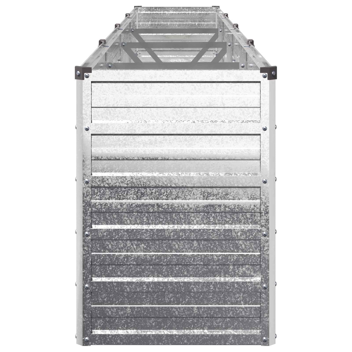 vidaXL Raised Garden Bed Silver 320 x 40 x 55 cm galvanized 4