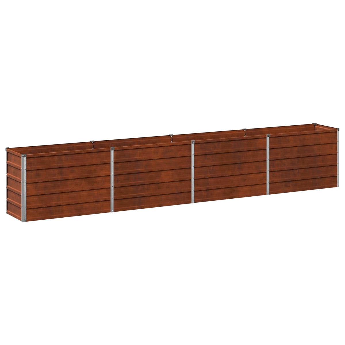 vidaXL Raised Garden Bed Rusty 320 x 40 x 55 cm corton 2