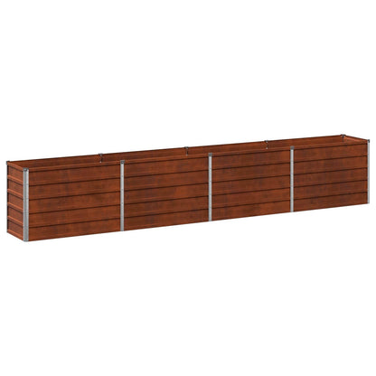 vidaXL Raised Garden Bed Rusty 320 x 40 x 55 cm corton 2