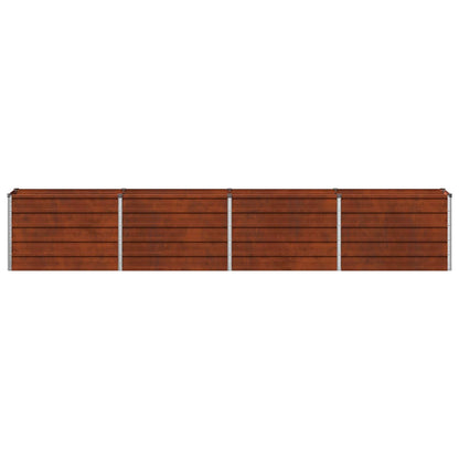 vidaXL Raised Garden Bed Rusty 320 x 40 x 55 cm corton 4