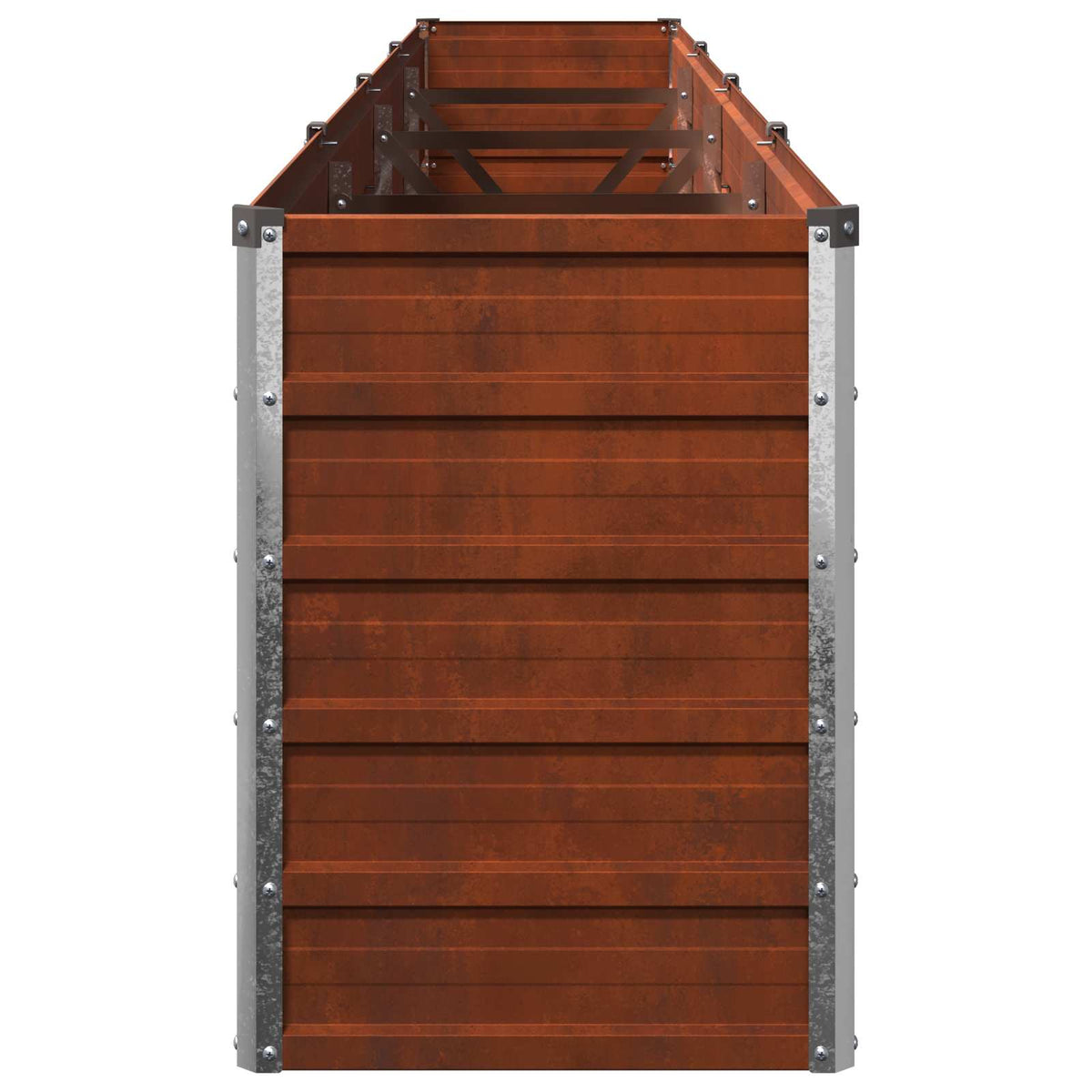 vidaXL Raised Garden Bed Rusty 320 x 40 x 55 cm corton 5