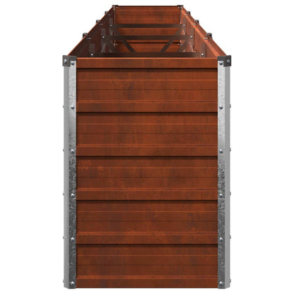 vidaXL Raised Garden Bed Rusty 320 x 40 x 55 cm corton 5
