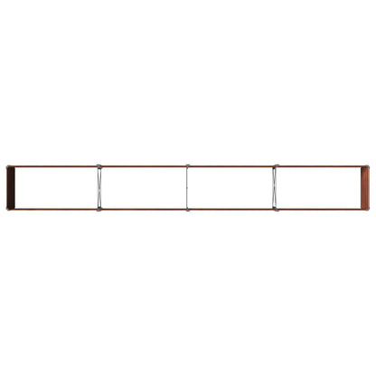 vidaXL Raised Garden Bed Rusty 320 x 40 x 55 cm corton 6