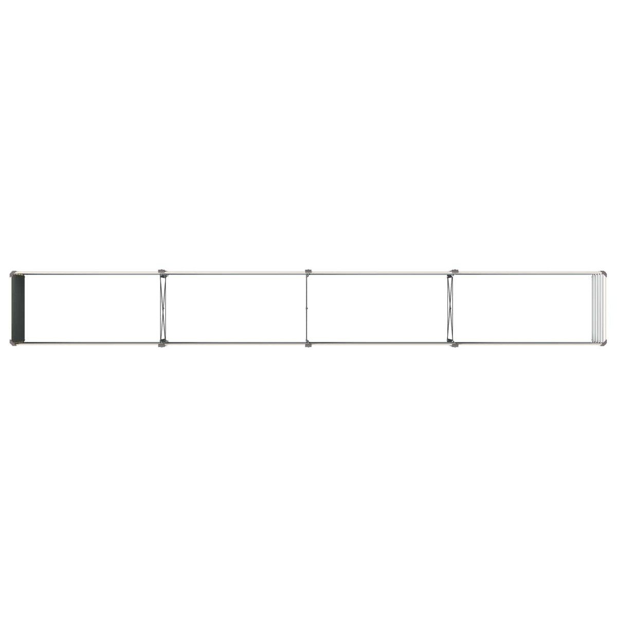 vidaXL Raised Garden Bed Ivory 321 x 40 x 55 cm Galvanised Steel 5