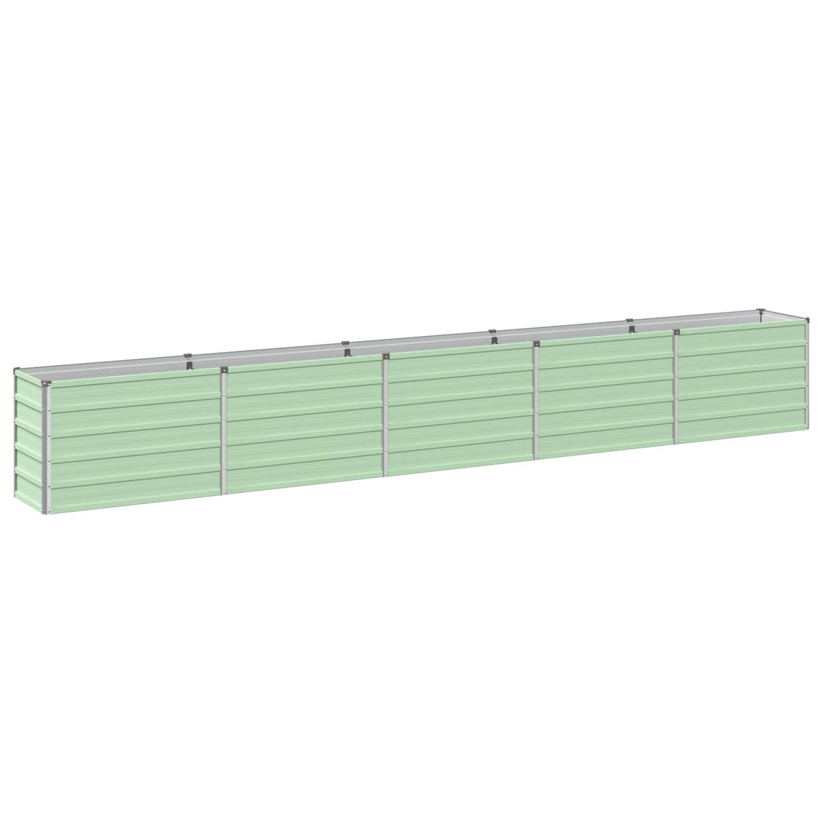 vidaXL Raised Garden Bed Pastel Green 400 x 40 x 55 cm 2