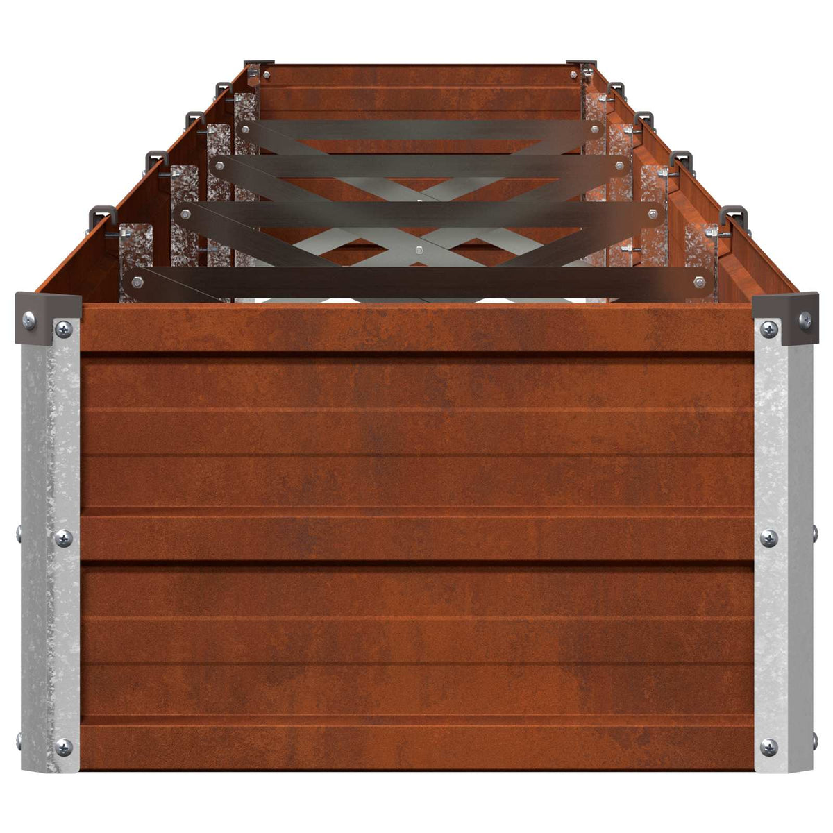 Raised Garden Bed Weathering Steel