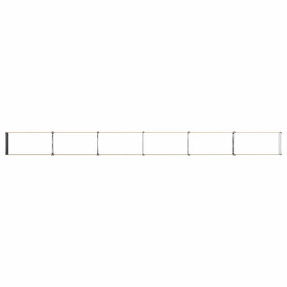 vidaXL Raised Garden Bed Natural 480 x 40 x 24 cm cold-rolled steel 5