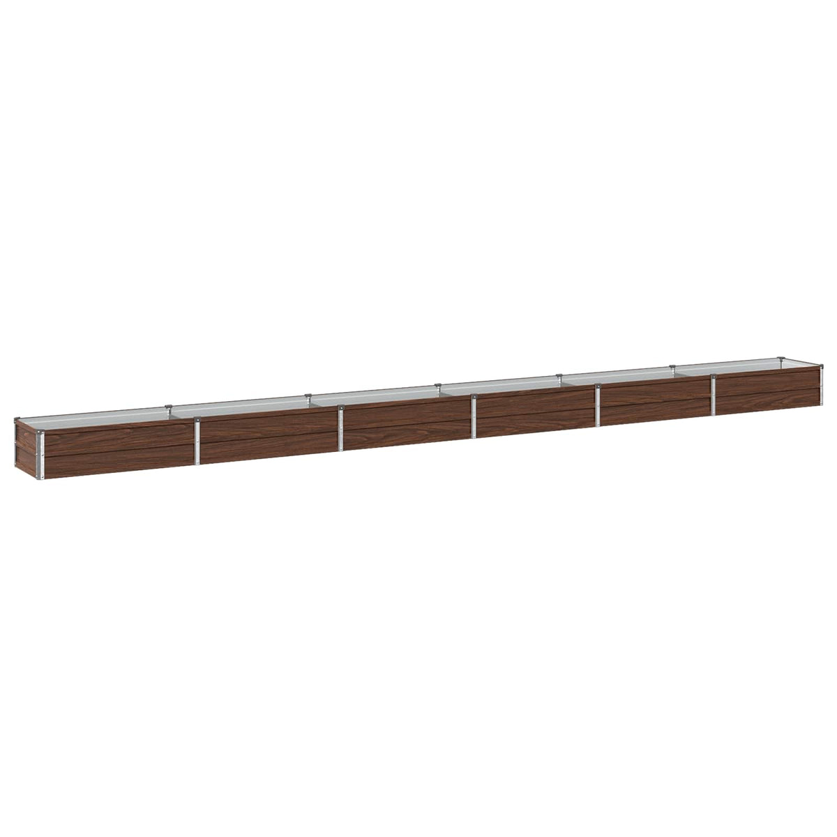 vidaXL Raised Garden Bed Black 480 x 40 x 24 cm cold-rolled steel 2