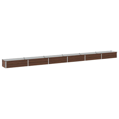vidaXL Raised Garden Bed Black 480 x 40 x 24 cm cold-rolled steel 2
