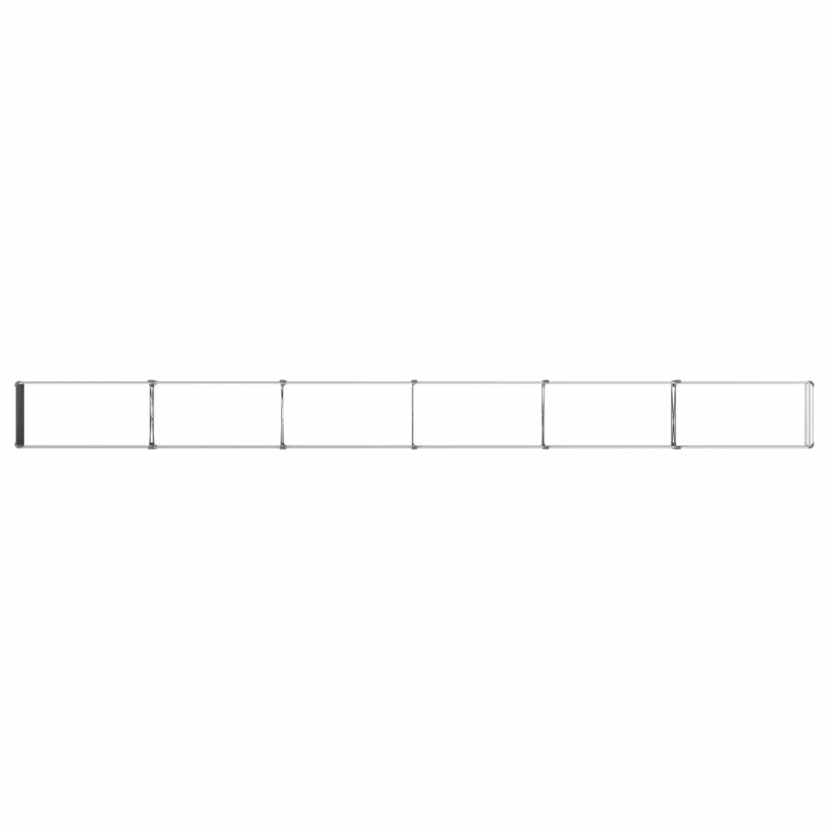 vidaXL Raised Garden Bed Grey 480 x 40 x 24 cm cold-rolled steel 5