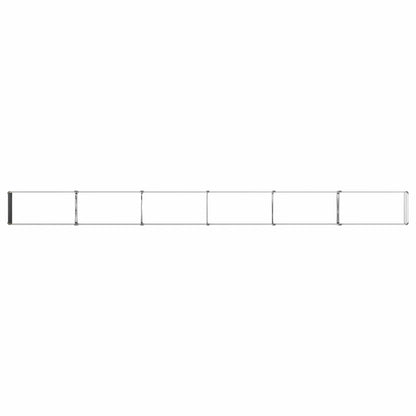 vidaXL Raised Garden Bed Grey 480 x 40 x 24 cm cold-rolled steel 5