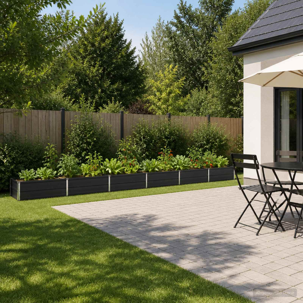 Raised Garden Bed Anthracite