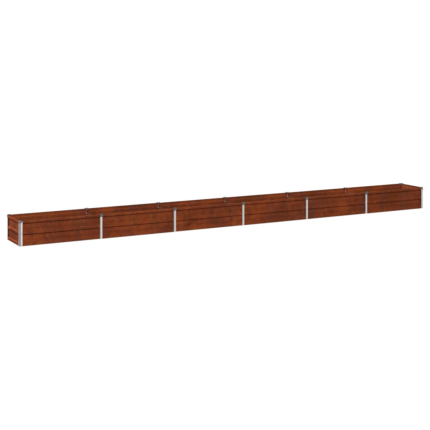 vidaXL Raised Garden Bed Rusty 480 x 40 x 24 cm corton 2