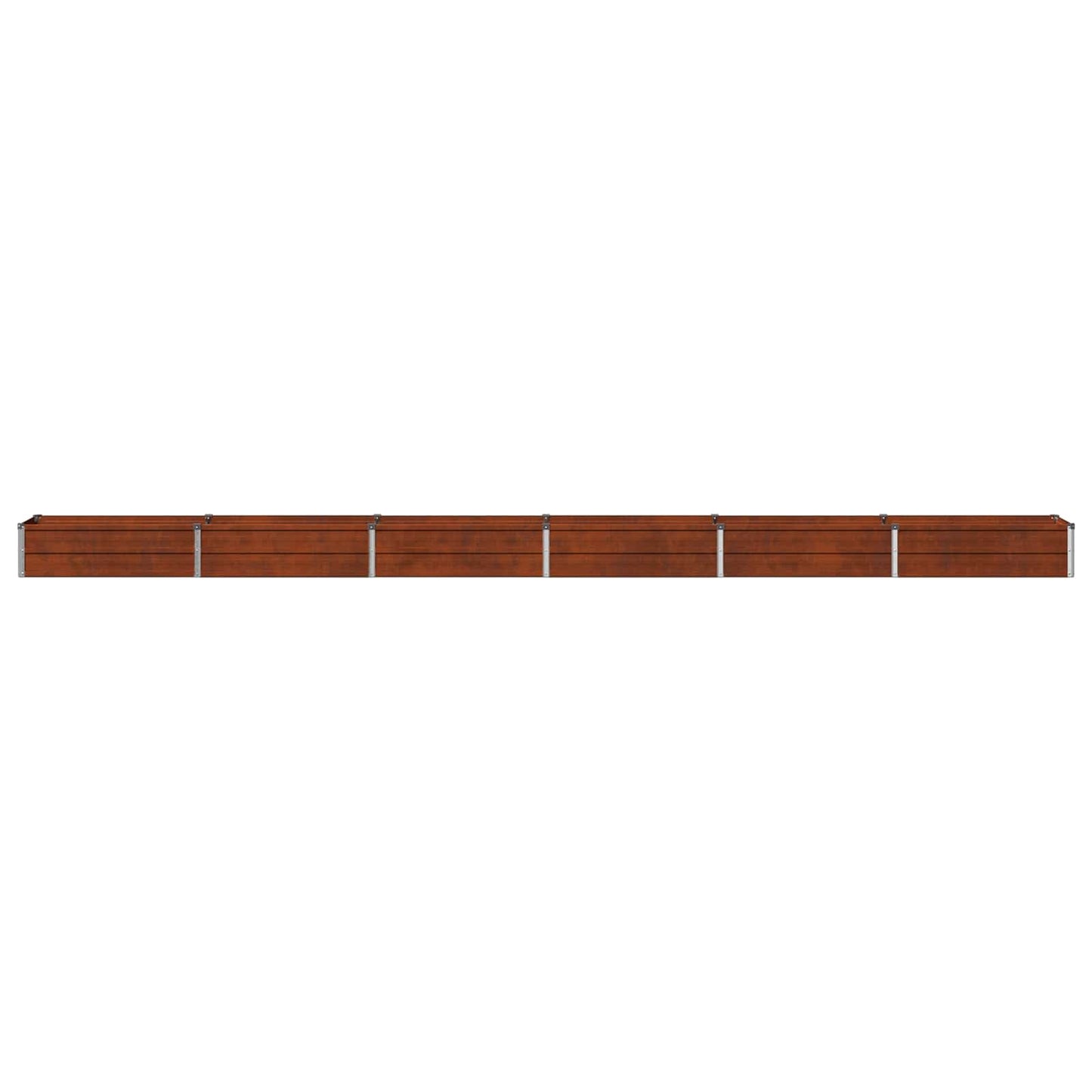 vidaXL Raised Garden Bed Rusty 480 x 40 x 24 cm corton 4