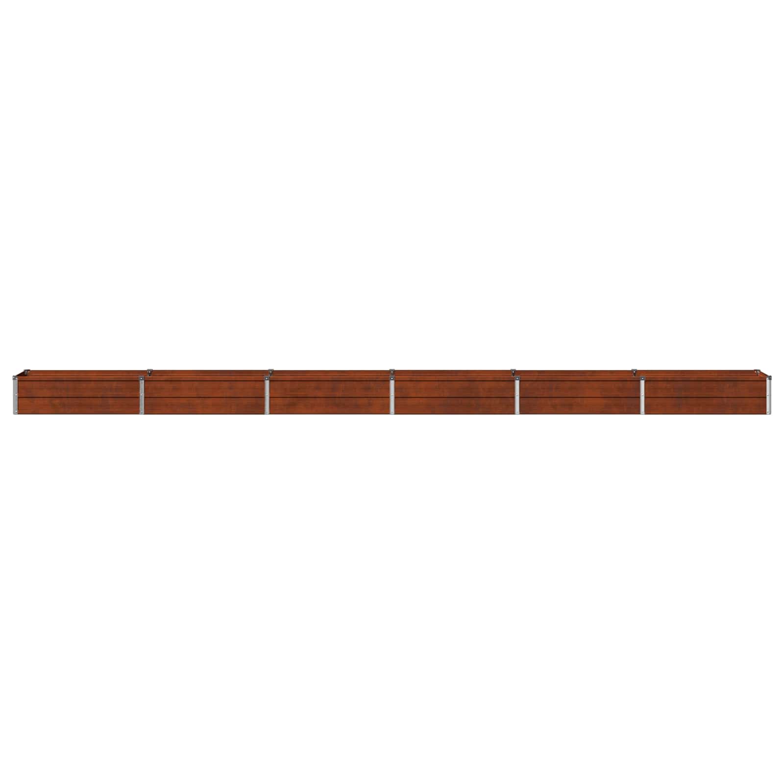 vidaXL Raised Garden Bed Rusty 480 x 40 x 24 cm corton 4