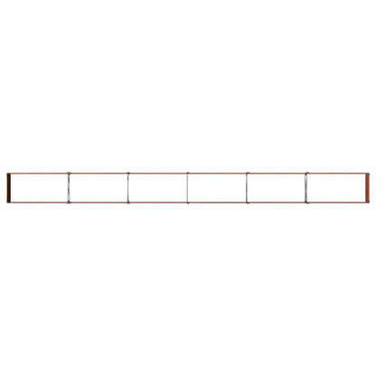 vidaXL Raised Garden Bed Rusty 480 x 40 x 24 cm corton 6