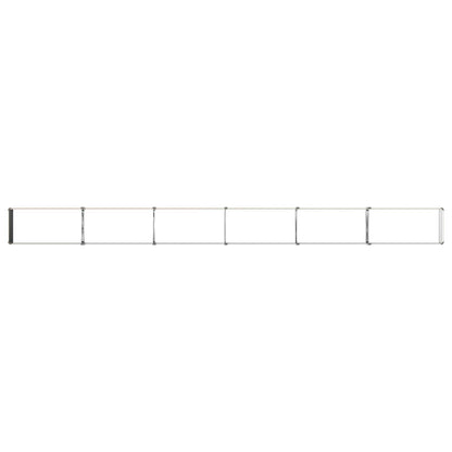 vidaXL Raised Garden Bed Ivory 480 x 40 x 24 cm cold-rolled steel 5