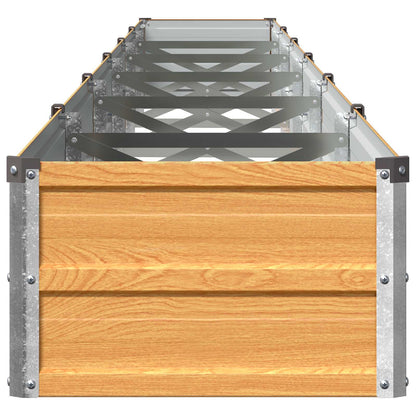 vidaXL Raised Garden Bed Wood Natural 600 x 40 x 24 cm 4